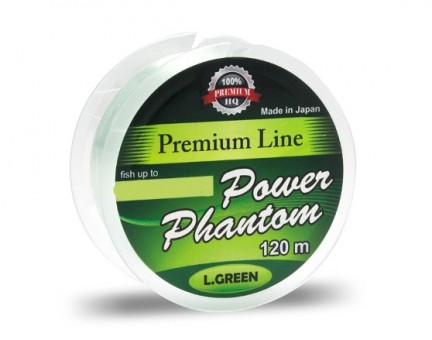 Леска Power Phantom Premium Line Green 120m  Леска Power Phantom Premium Line Green 120m