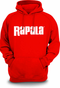 Толстовка Rapala Sweatshirt красная  Толстовка Rapala Sweatshirt красная