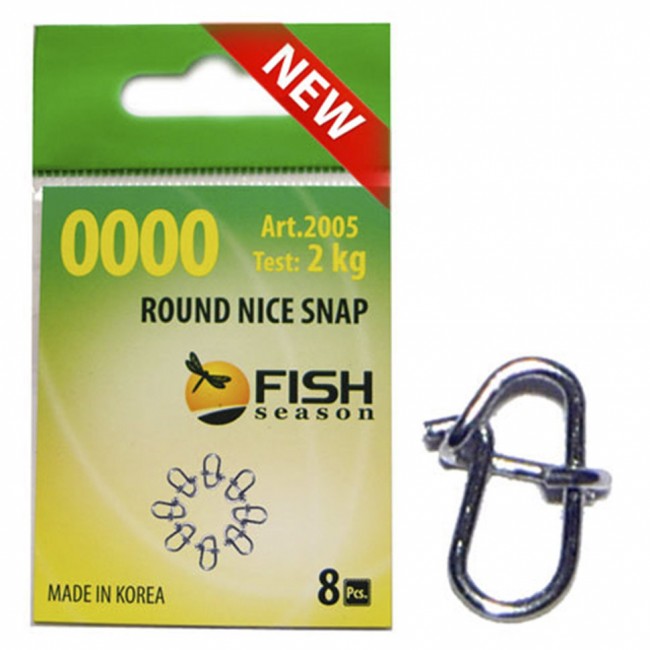 Застежка Fish Season Round Nice Застежка Fish Season Round Nice