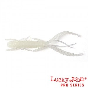 Виброхвосты Lucky John Pro Series HOGY SHRIMP 3.5in (08.90) 5шт, съедобные Виброхвосты Lucky John Pro Series HOGY SHRIMP 3.5in (08.90) 5шт, съедобные