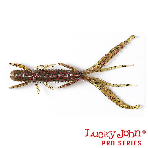 Виброхвосты Lucky John Pro Series HOGY SHRIMP 3.5in (08.90) 5шт, съедобные Виброхвосты Lucky John Pro Series HOGY SHRIMP 3.5in (08.90) 5шт, съедобные