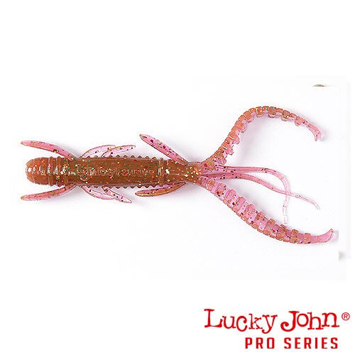 Виброхвосты Lucky John Pro Series HOGY SHRIMP 3.5in (08.90) 5шт, съедобные Виброхвосты Lucky John Pro Series HOGY SHRIMP 3.5in (08.90) 5шт, съедобные