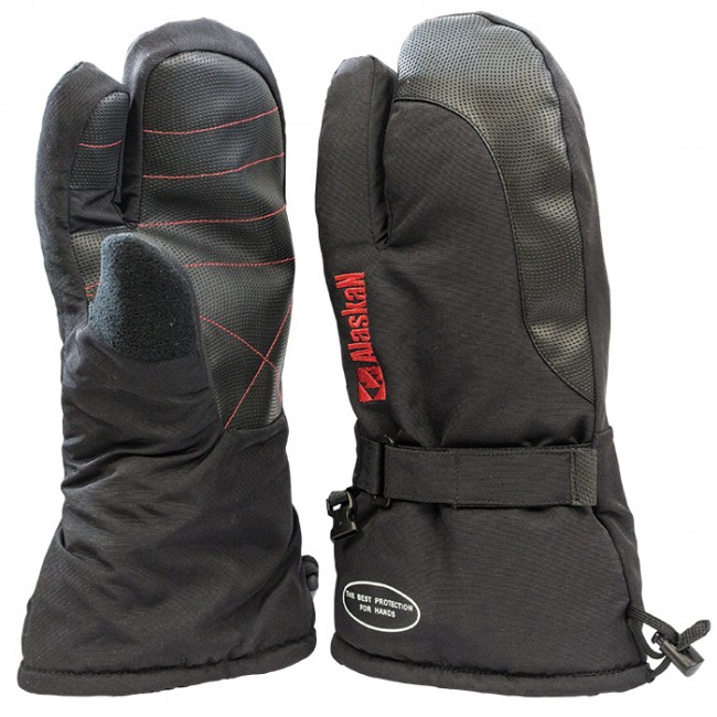 Варежки Alaskan TwoFingers черн. Варежки Alaskan TwoFingers черн.