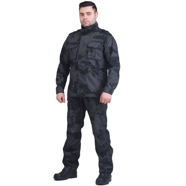 Костюм Novatex Payer "Рест Сити" (Рип-стоп, черный кмф)