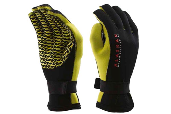 Перчатки неопреновые Alaskan  черн./желт