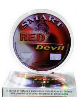 Леска монофильная Smart  Red Devil 150м (scarlet black) Леска монофильная Smart  Red Devil 150м (scarlet black)