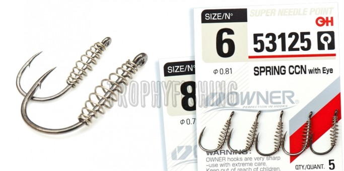 Крючок OWNER C'ultiva 53125 Spring CCN with Eye Крючок OWNER C'ultiva 53125 Spring CCN with Eye