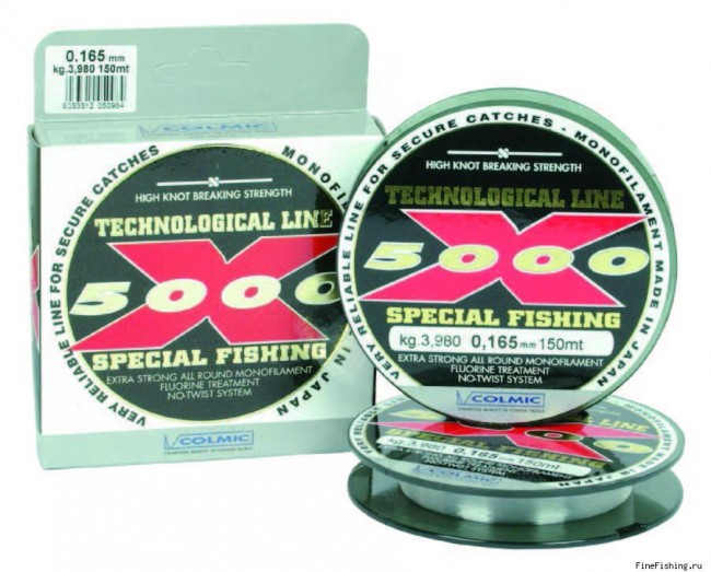 Леска Colmic X-5000 150м Леска Colmic X-5000 150м