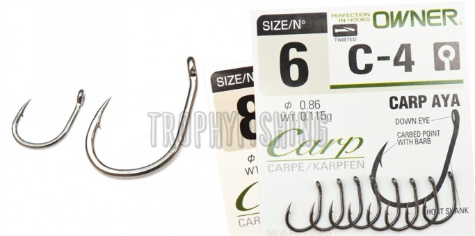 Крючок OWNER C'ultiva 50924 (C-4) Carp Aya Крючок OWNER C'ultiva 50924 (C-4) Carp Aya