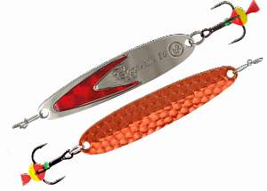  Блесна вертикальная Ecopro Судачья красн.флекс, 60мм