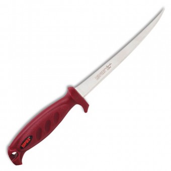 Филейный нож Rapala Hawk 126SP (лезвие 15 см, красн. рукоятка, с чехлом) Филейный нож Rapala Hawk 126SP (лезвие 15 см, красн. рукоятка, с чехлом)
