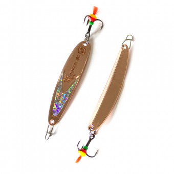 Блесна вертикальная Ecopro  40мм . Судачья серебр.флекс.