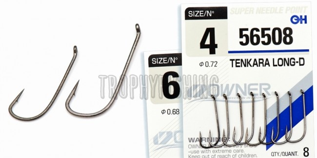 Крючок OWNER C'ultiva 56508 Tenkara Long-D (размер №06 в упаковке 8шт) Крючок OWNER C'ultiva 56508 Tenkara Long-D (размер №06 в упаковке 8шт)