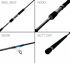 Удилище морское JS Company Bixod VJ2 S56XXXH 1,675 м Jig 300 г Drag Max 12 кг Тубус