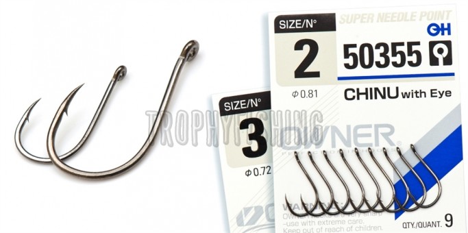Крючок OWNER C'ultiva 50355 Chinu with Eye