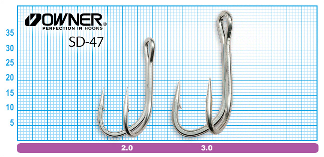 Двойной крючок Owner SD-47TG