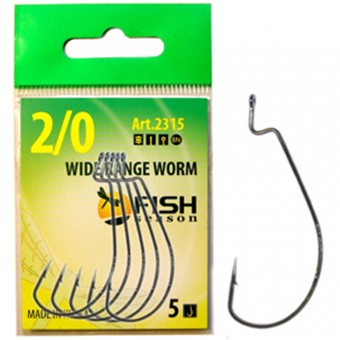 Крючок офсетный Fish Season Wide Range Worm Крючок офсетный Fish Season Wide Range Worm