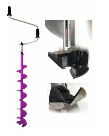 Ледобур телескопический iFish Viper 150мм