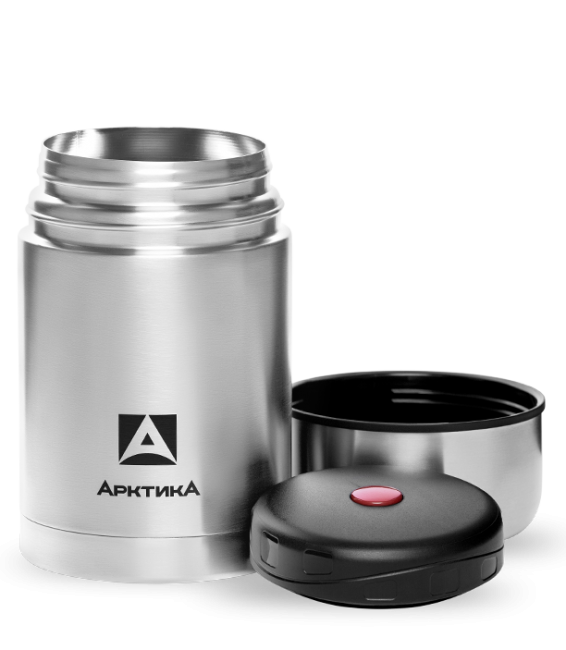 Термос Арктика с супер-широким горлом, для супа и еды, в чехле