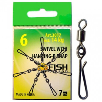 Вертлюжок Fish Season с быстросъёмной застежкой Hanging-B Вертлюжок Fish Season с быстросъёмной застежкой Hanging-B